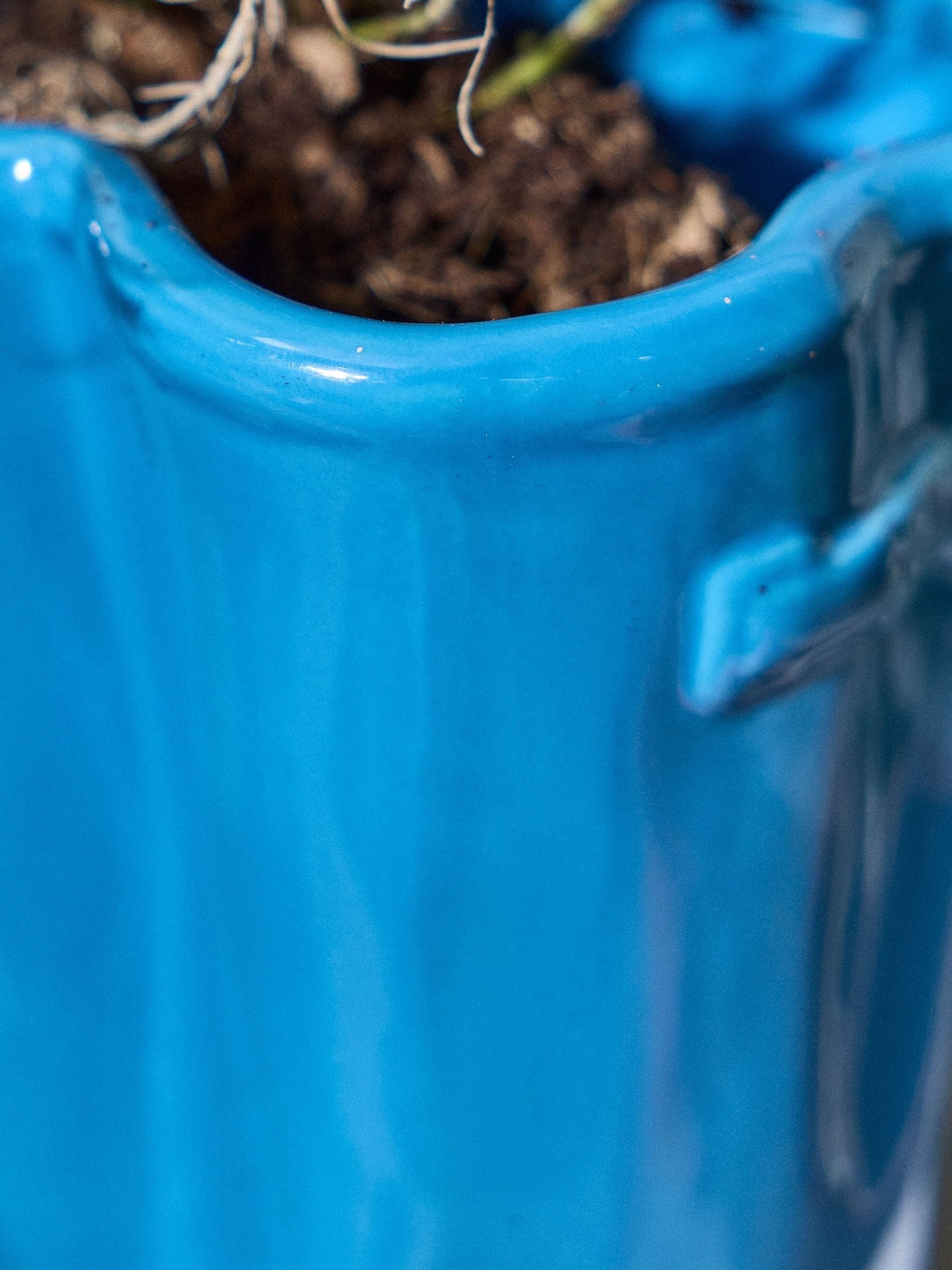 Dibor blue double Wellington large planter (British brand)