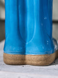 Dibor blue double Wellington large planter (British brand)