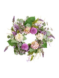 Dibor Purple Morea artificial floral wreath 60cm, UK version