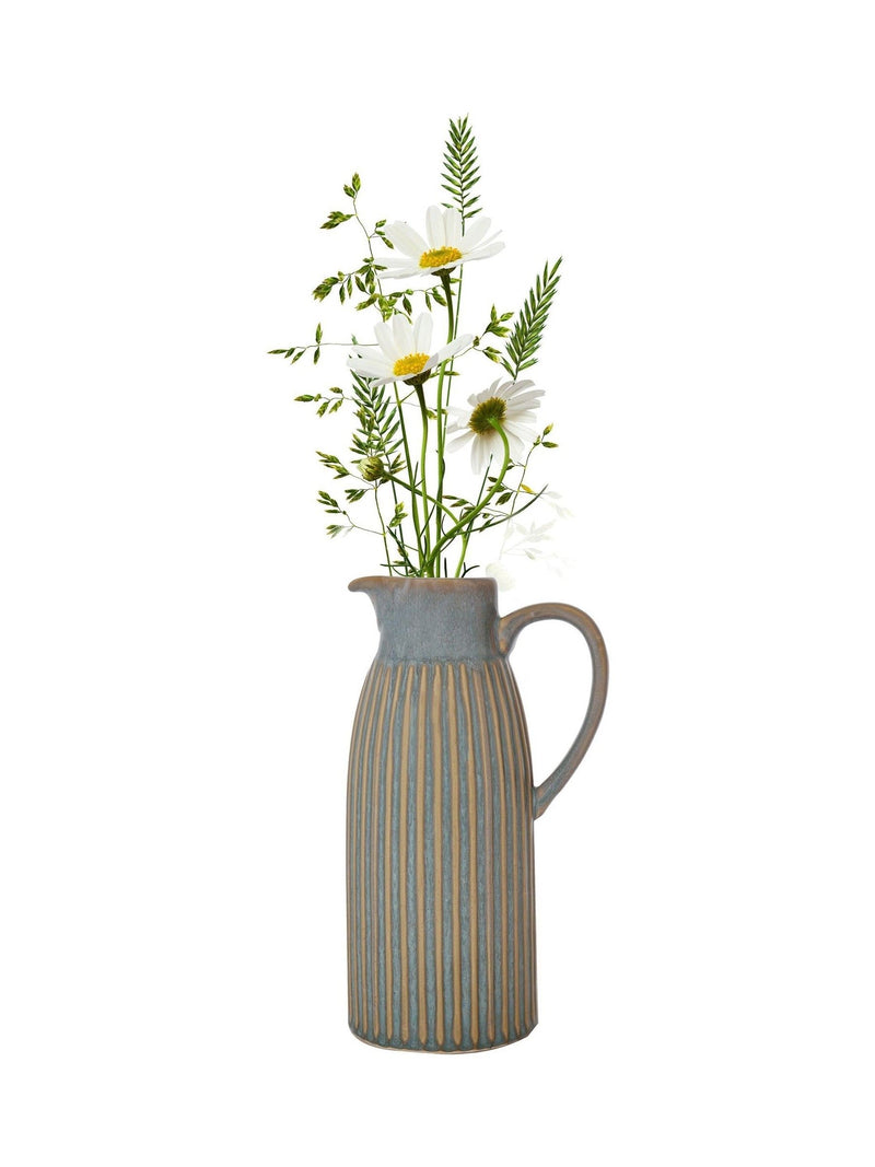 Dibor Blue Narbeth Traditional Rustic Tall Pitcher