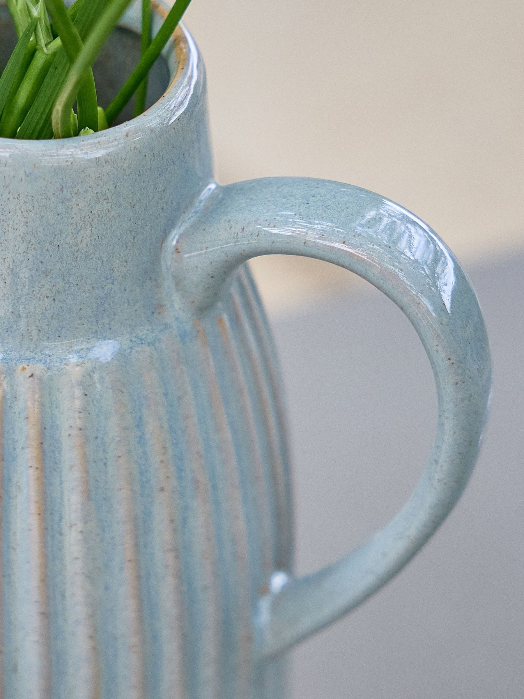 Dibor Blue Narbeth Traditional Rustic Tall Pitcher