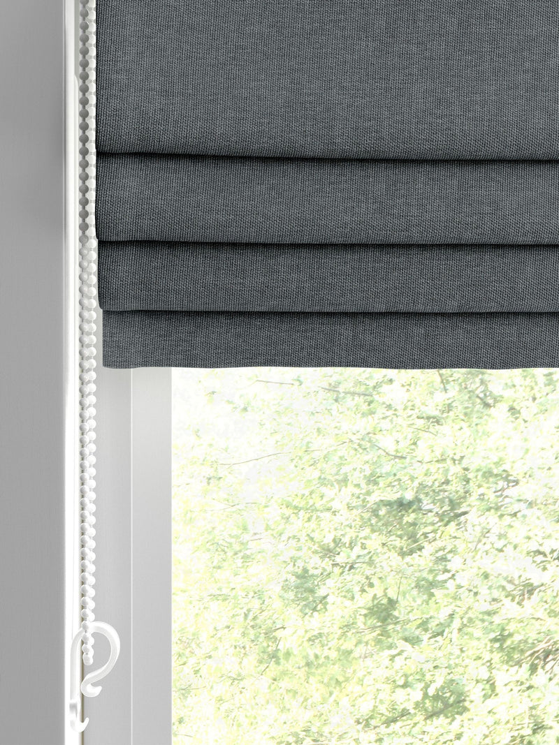 Next Slate Grey Bellum Roman blind made to measure (British brand)