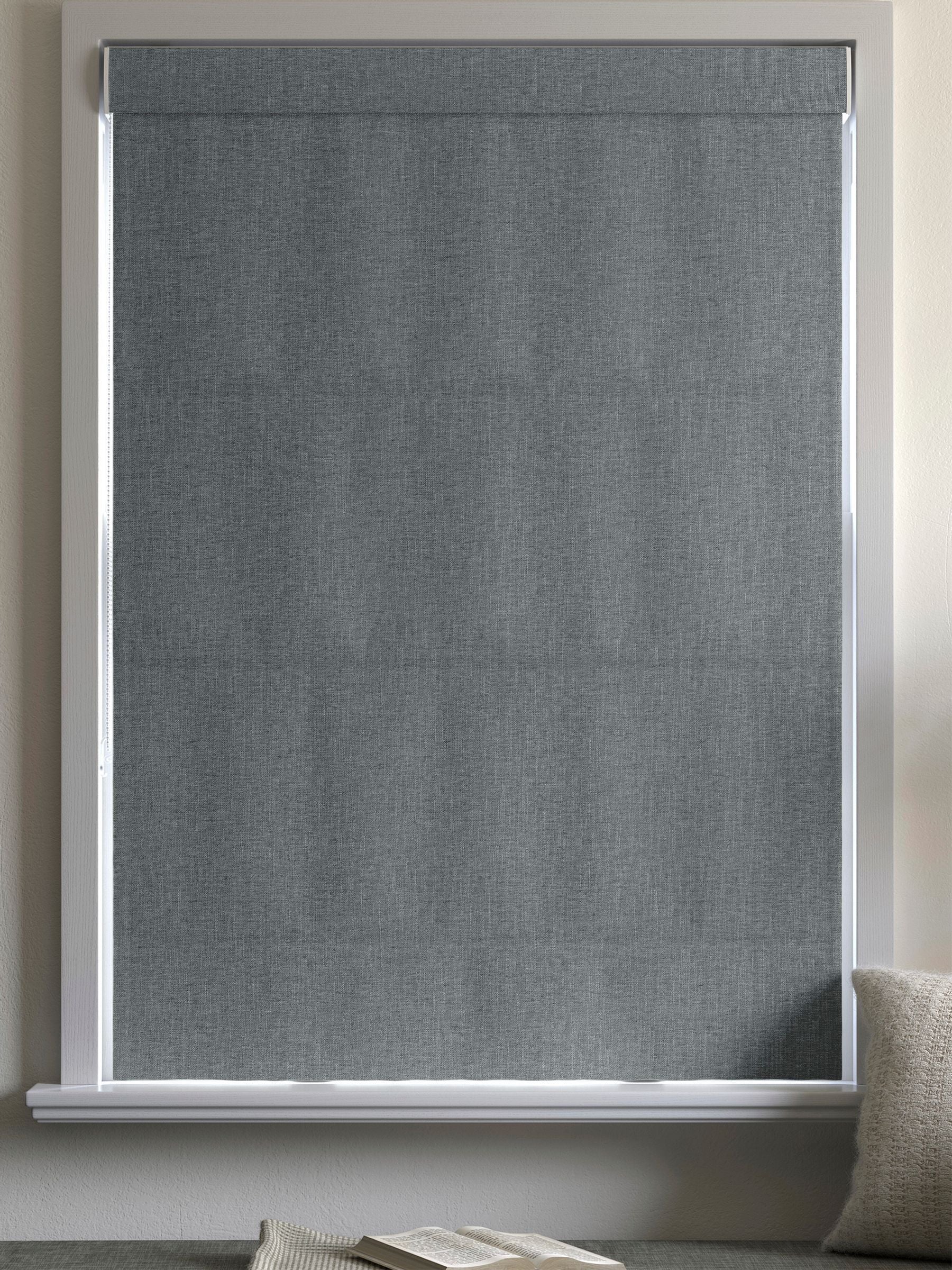 Next Slate Grey Bellum Roman blind made to measure (British brand)