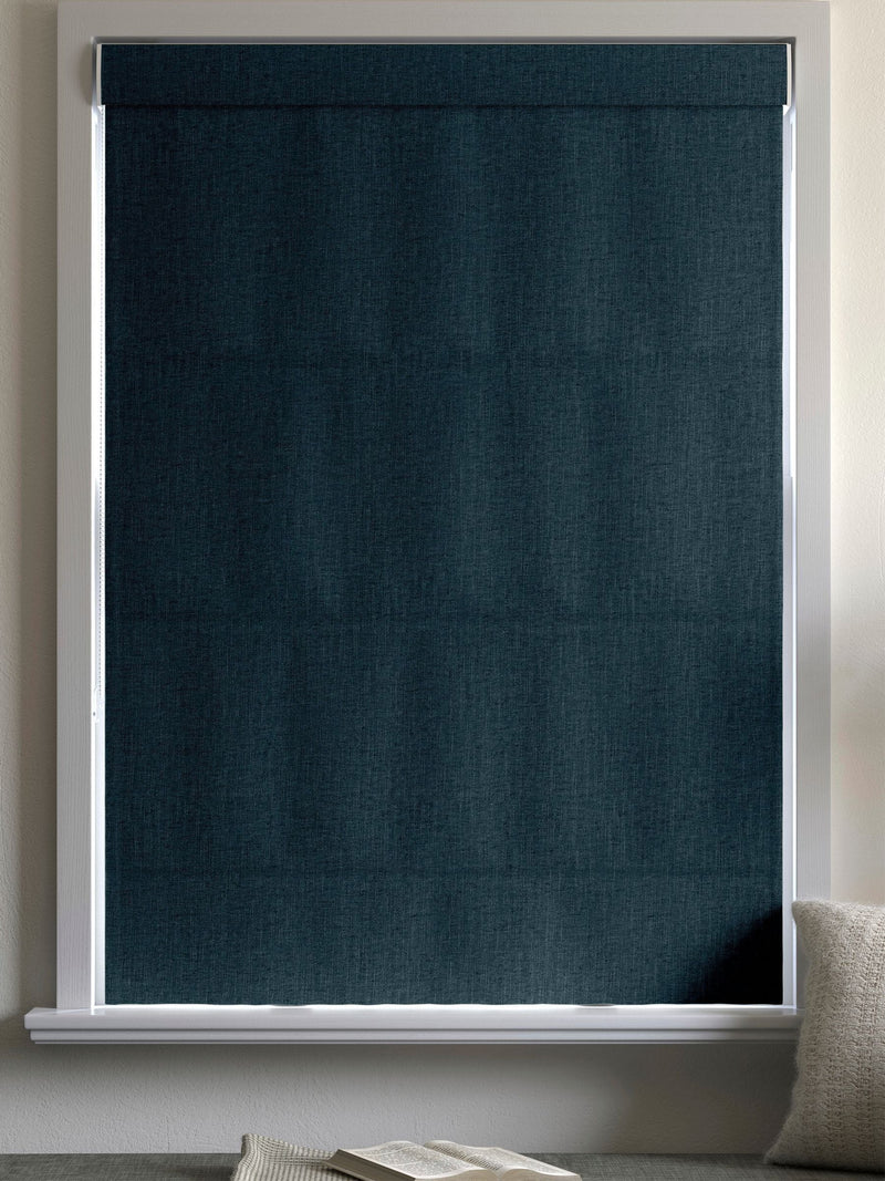 Next Roman Blind Peacock Blue Bellum (British brand)
