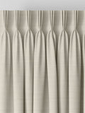 Ire Oyster Natural Subtle Stripe curtains, imported from the UK