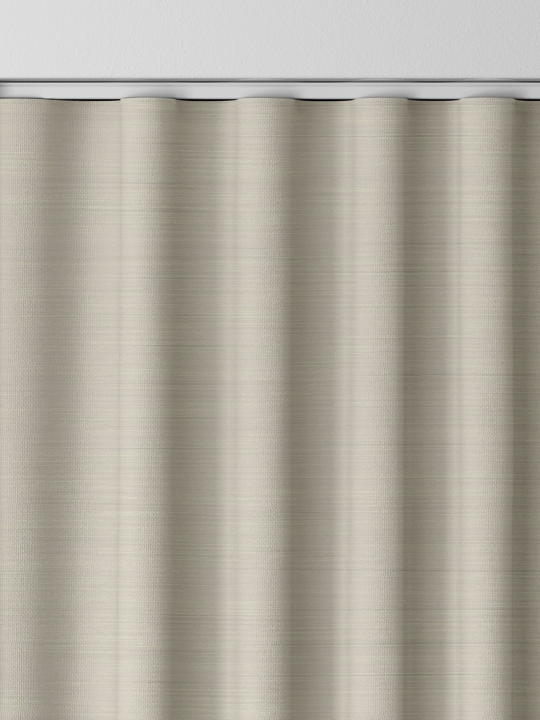 Ire Oyster Natural Subtle Stripe curtains, imported from the UK