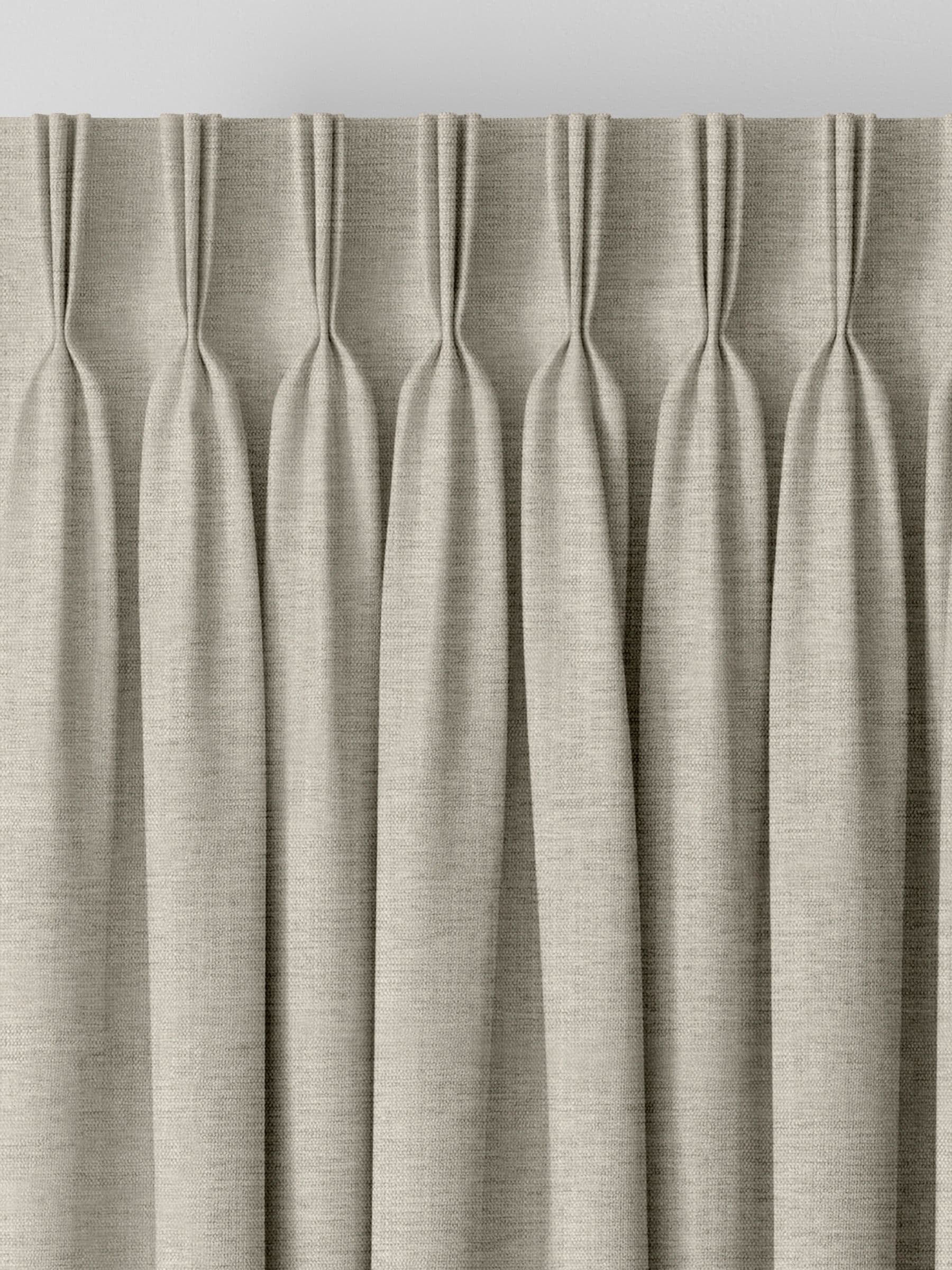 Next Bellum made to measure curtains in Natural Plain, UK version