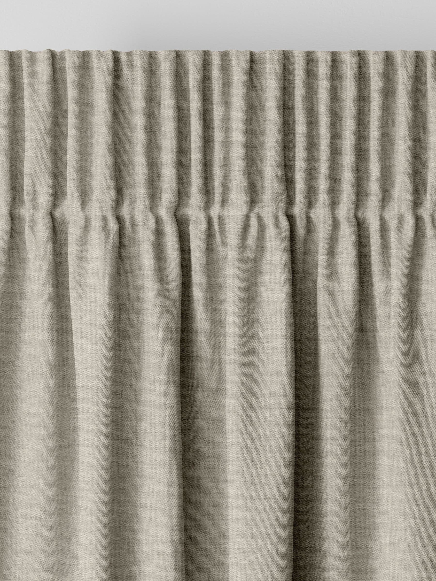 Next Bellum made to measure curtains in Natural Plain, UK version