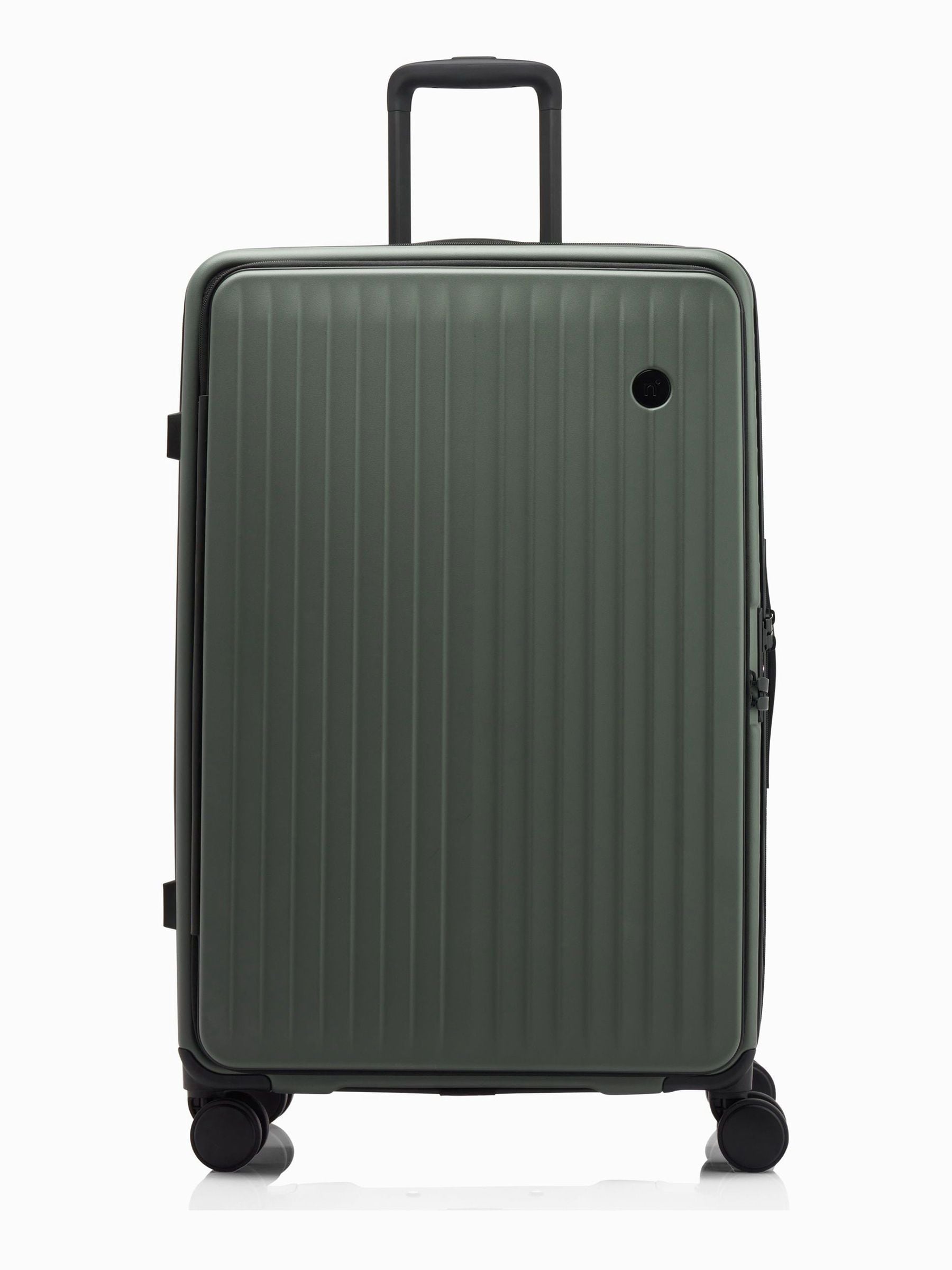 Nere Black Venture Dual Open Large Suitcase 75cm