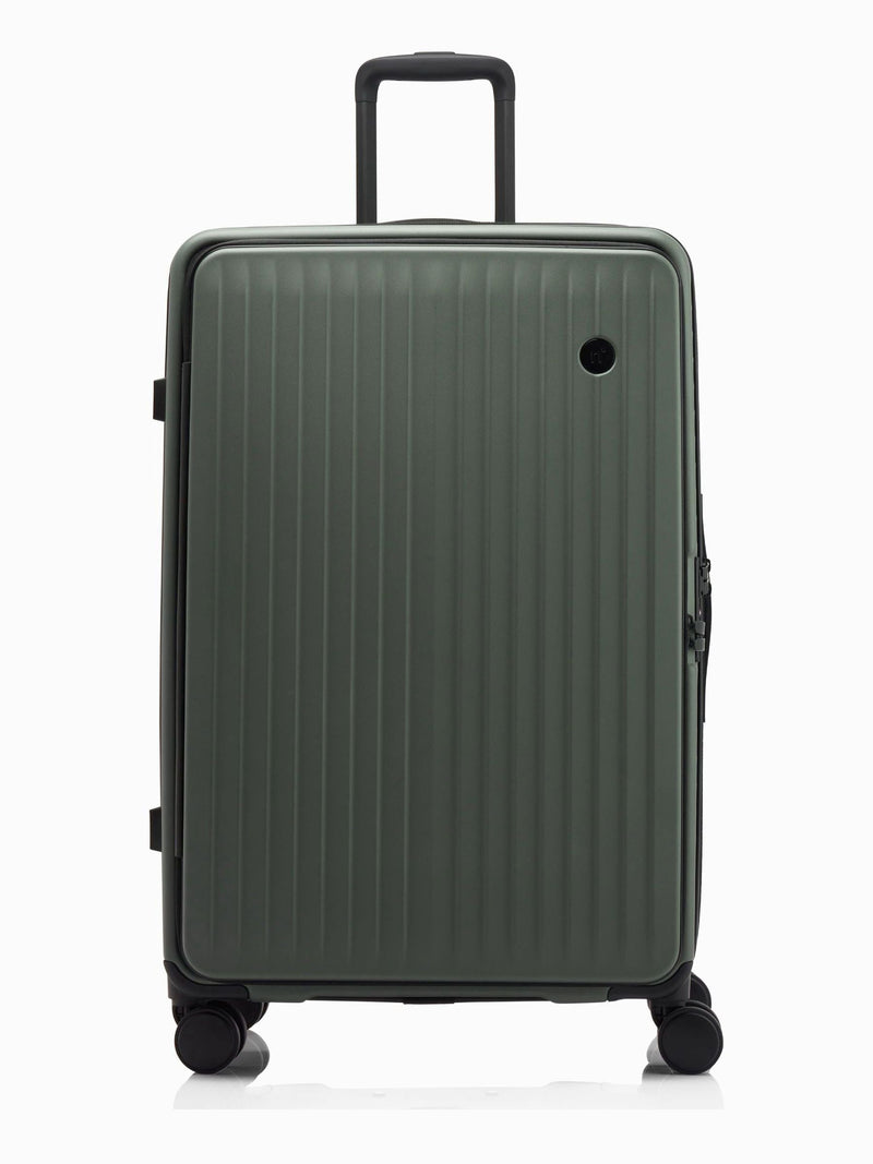 Nere Black Venture Dual Open Large Suitcase 75cm