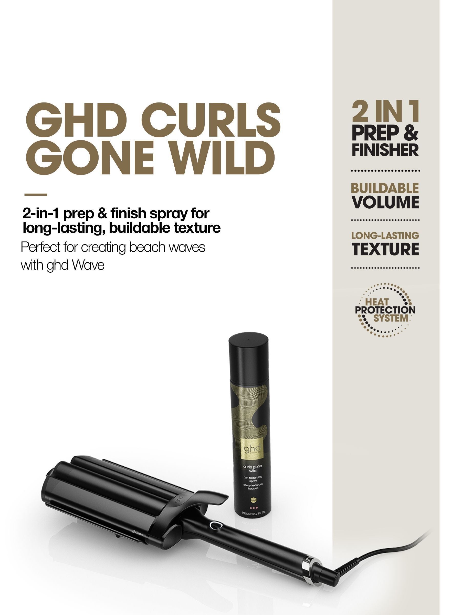 ghd Curls Gone Wild hair mask treatment (British brand)