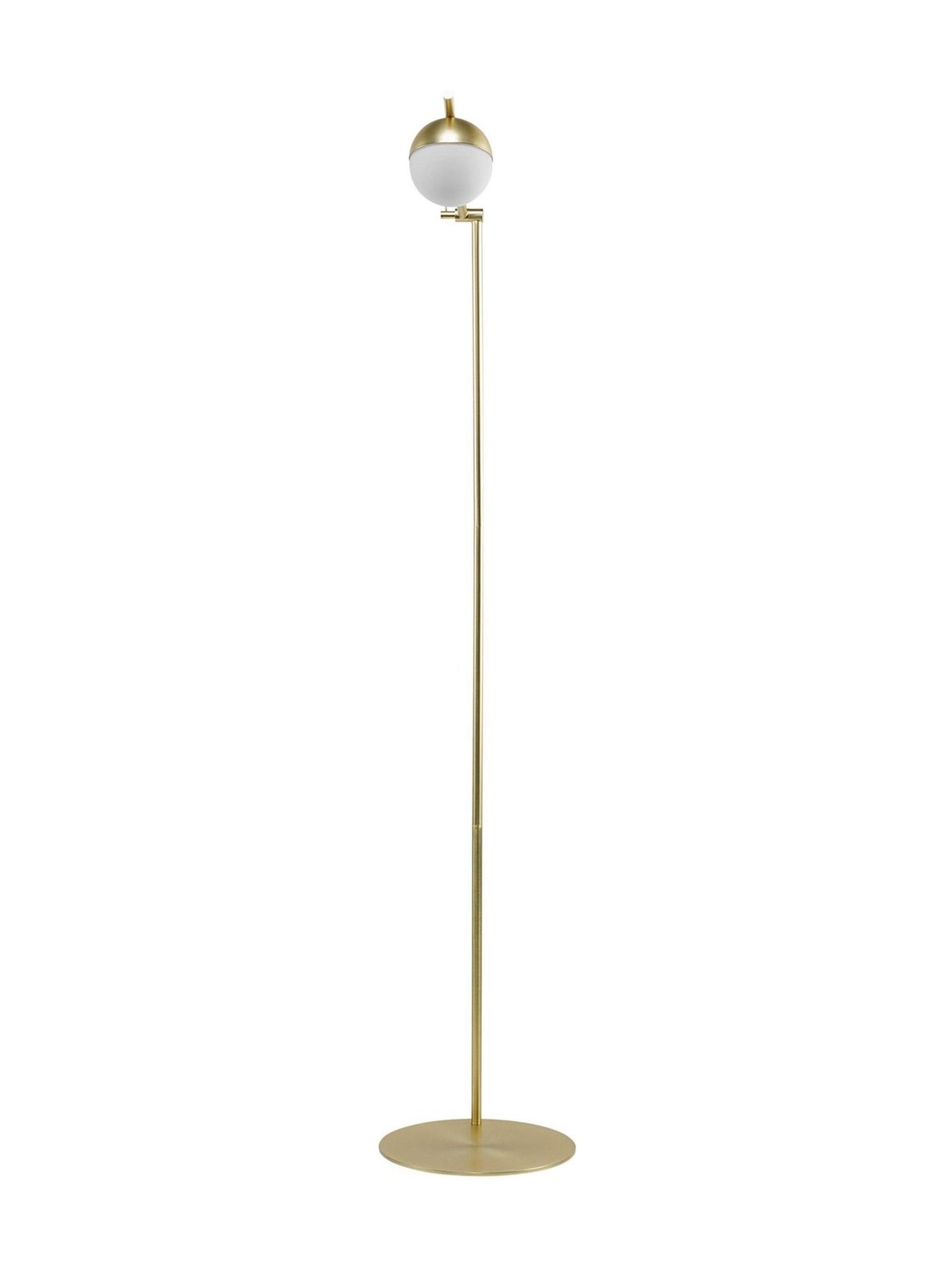 Nordlux Contina floor lamp matte black opal glass, imported from the UK