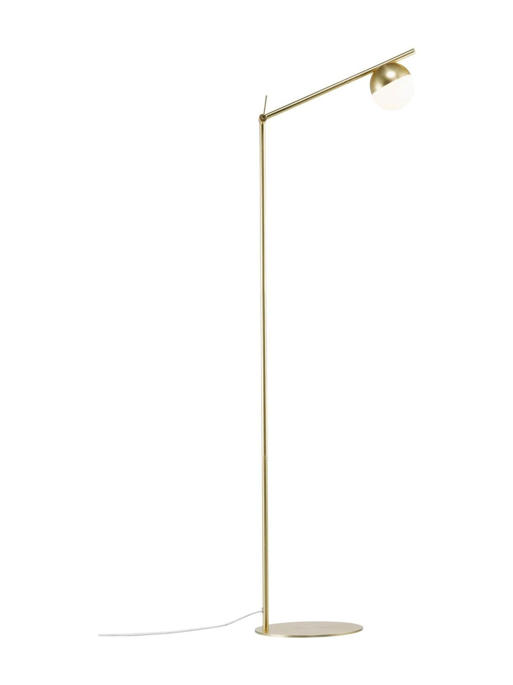 Nordlux Contina floor lamp matte black opal glass, imported from the UK