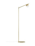 Nordlux Contina floor lamp matte black opal glass, imported from the UK