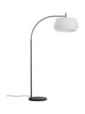 Nordlux Dicte floor lamp with handtied cotton shade 41cm UK version