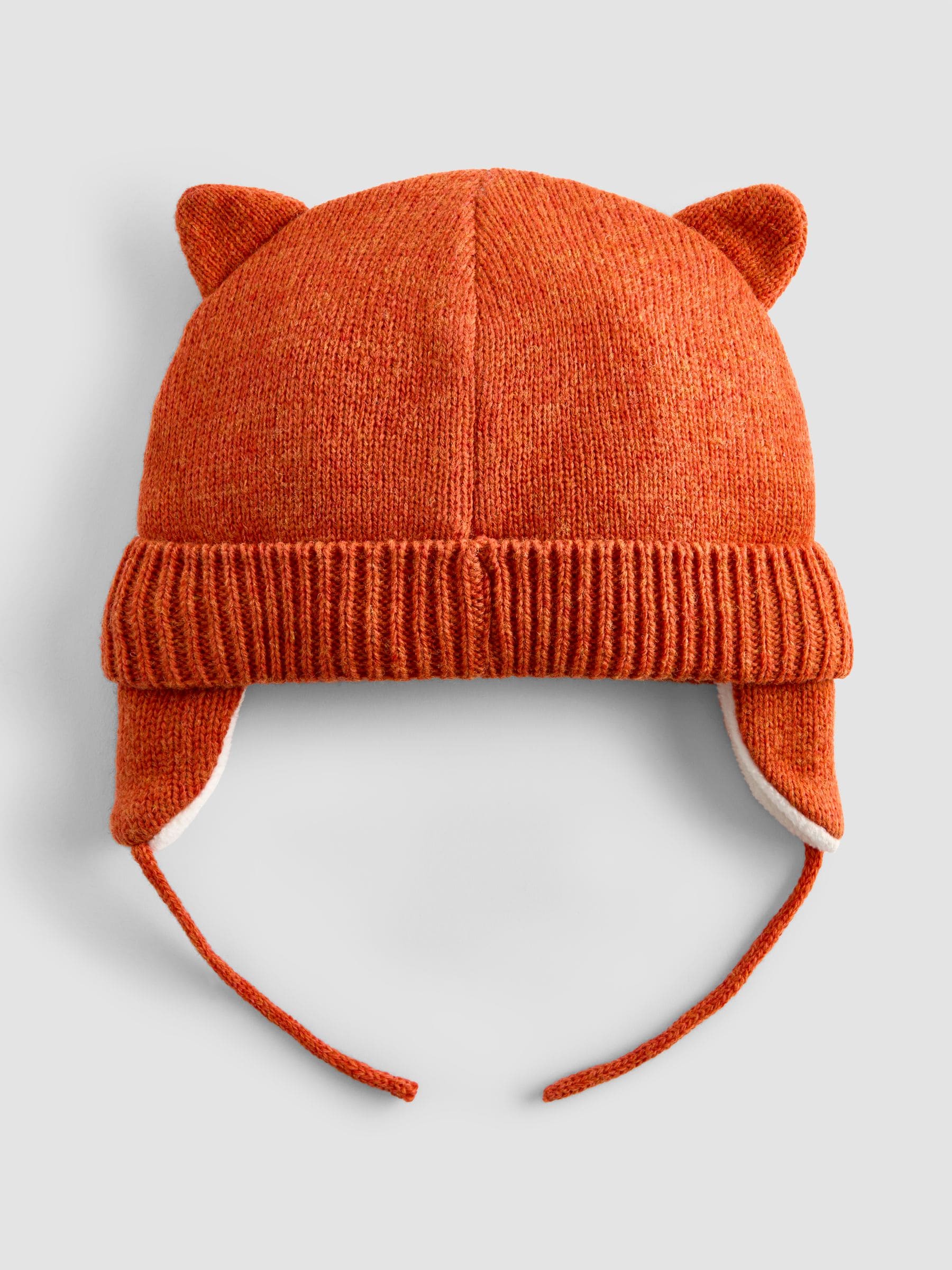 JoJo Maman Bébé fox hat rust orange, imported from the UK