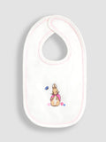 JoJo Maman Bébé pink floral Flopsy bibs 3-pack - British product