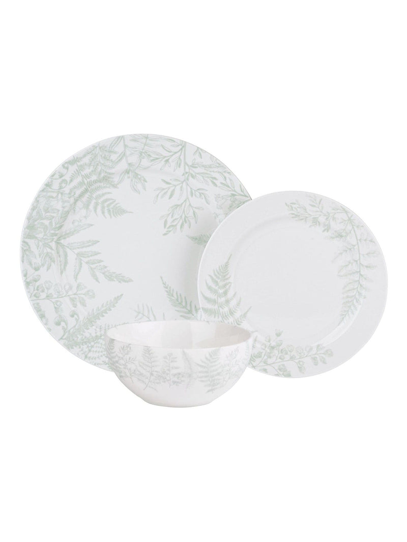 Mary Berry Green Botanical dinner set 12 piece, imported from the UK