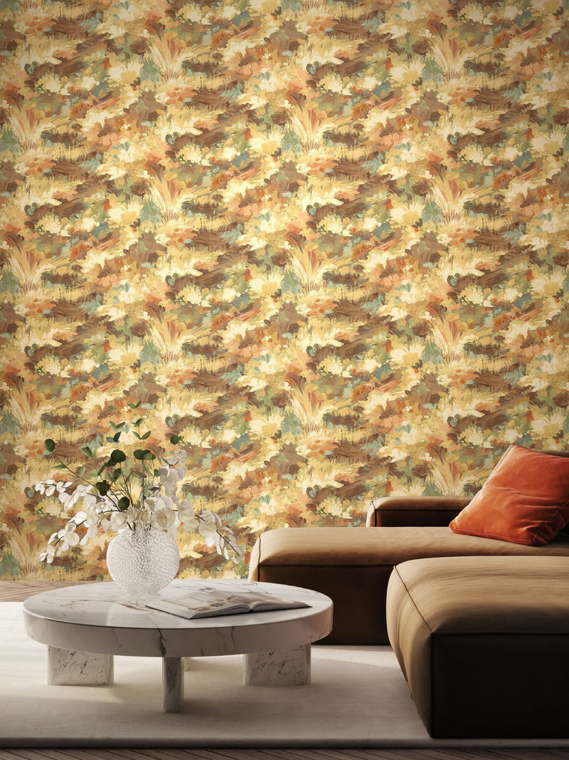 Ohpopsi Indigo Blush Awaken Wallpaper 10m x 50cm