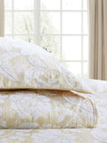 Sanderson Gold Pyramus Quilted Throw 260x265cm (British brand)
