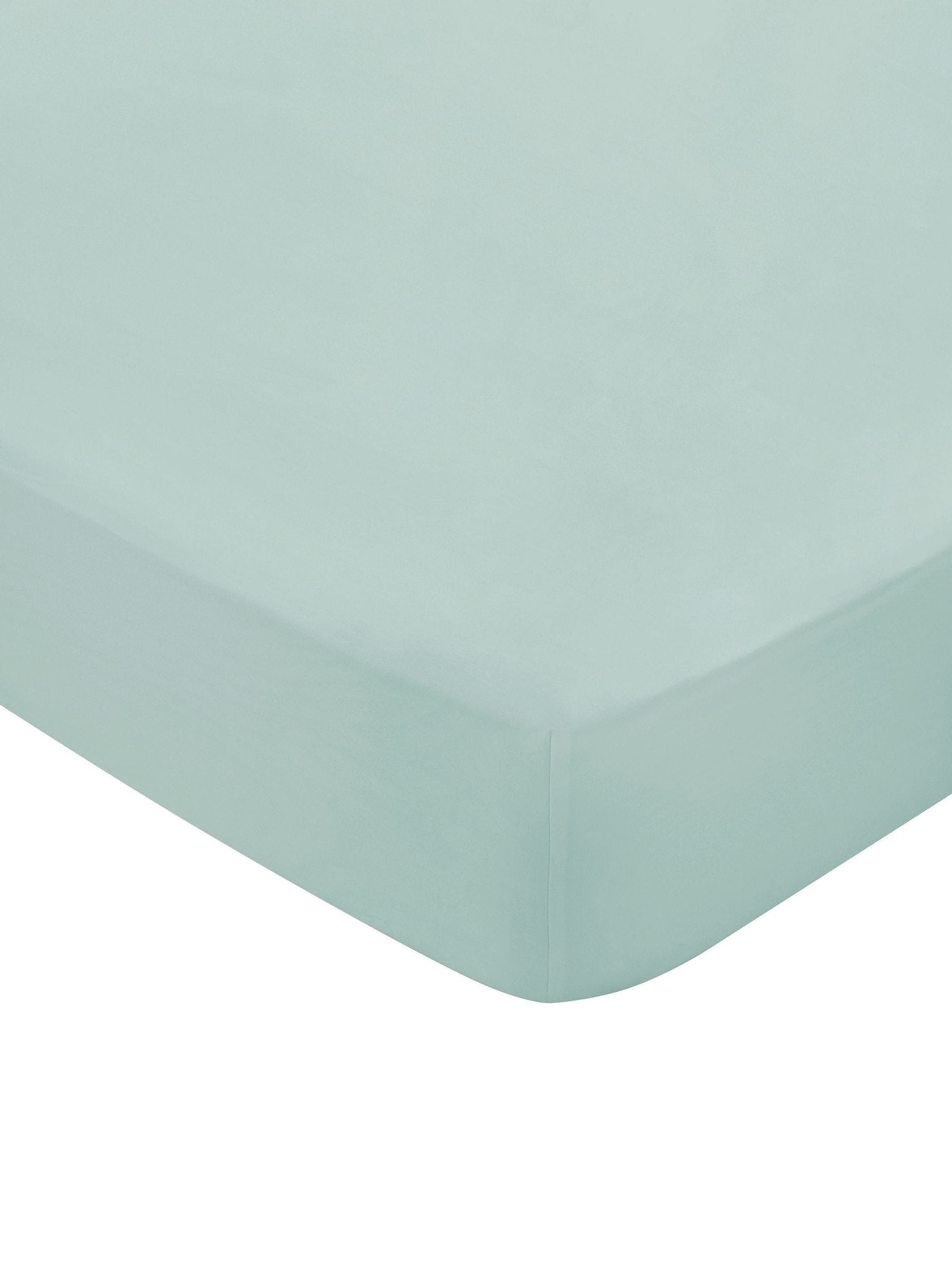 Bedeck of Belfast Celadon fitted sheet - British product