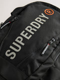 Superdry Black Back to School Logo Backpack (British brand)