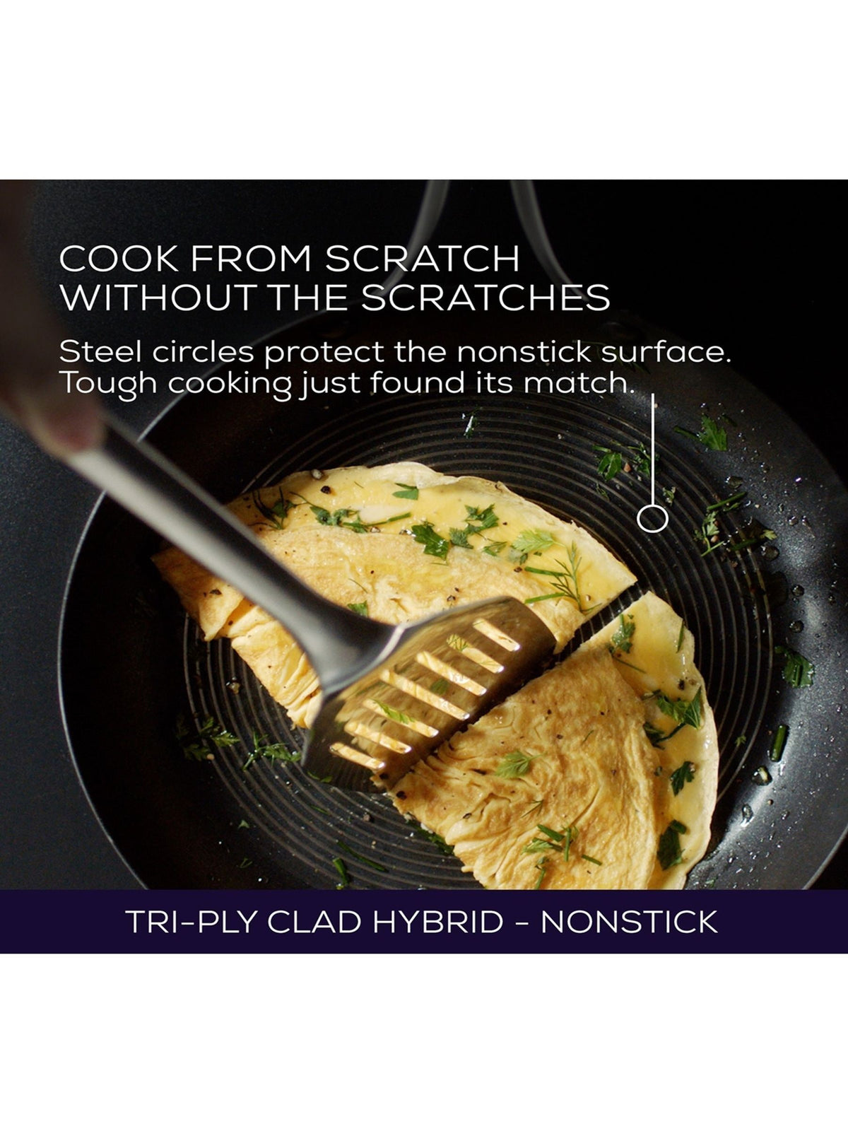 Circulon Silver C Series Steelshield Hybrid 25cm Frying Pan