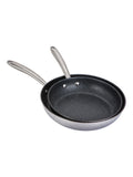Prestige Silver scratch guard frying pans set 2-piece, imported from the UK