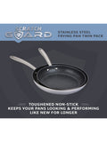 Prestige Silver scratch guard frying pans set 2-piece, imported from the UK