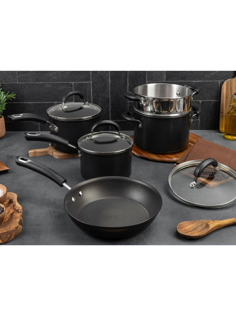 Circulon 5 Piece Black Hard Anodised Non Stick Cookware Set - British product