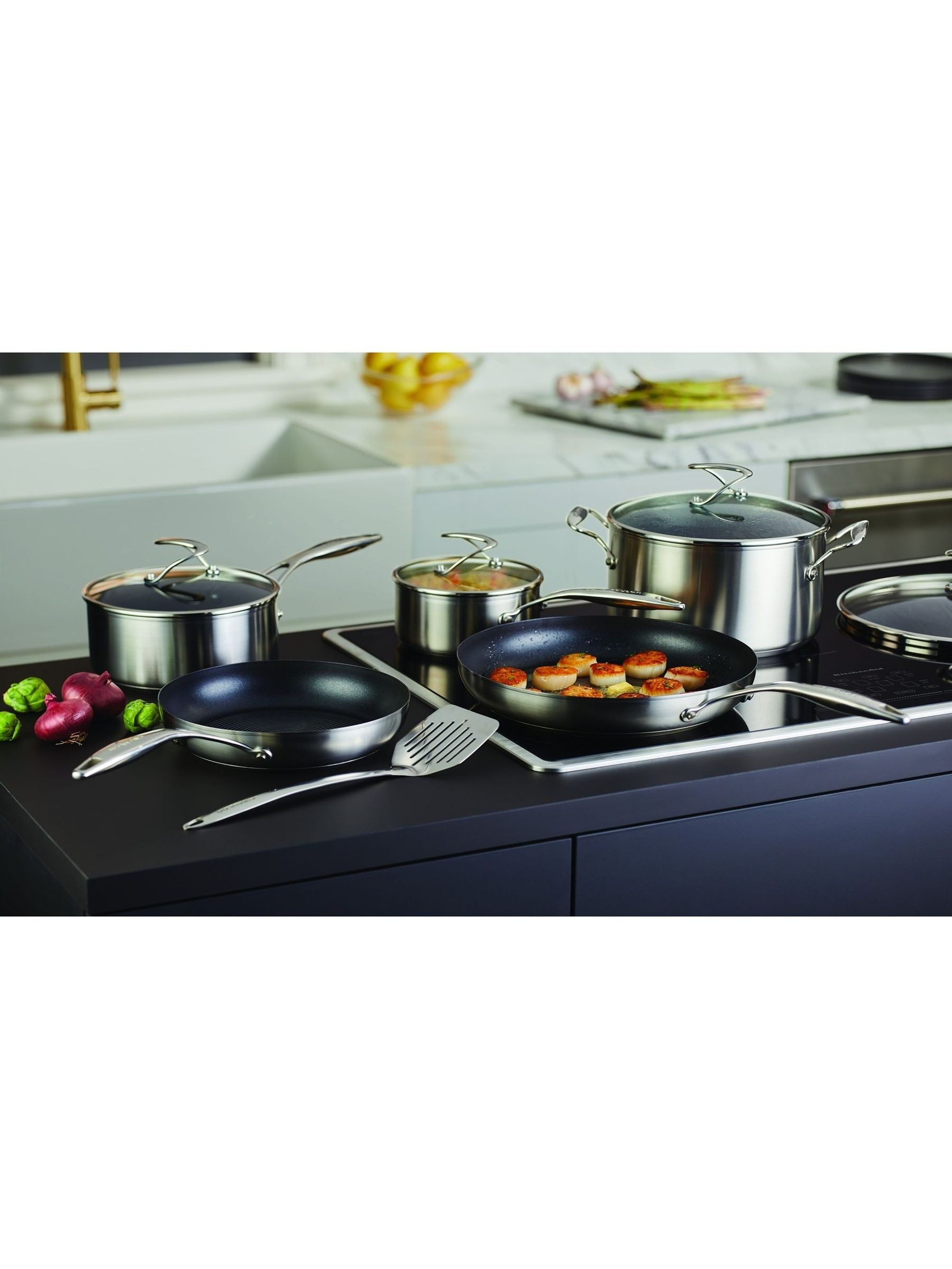 Circulon 6 piece Silver S Series cookware set - British product