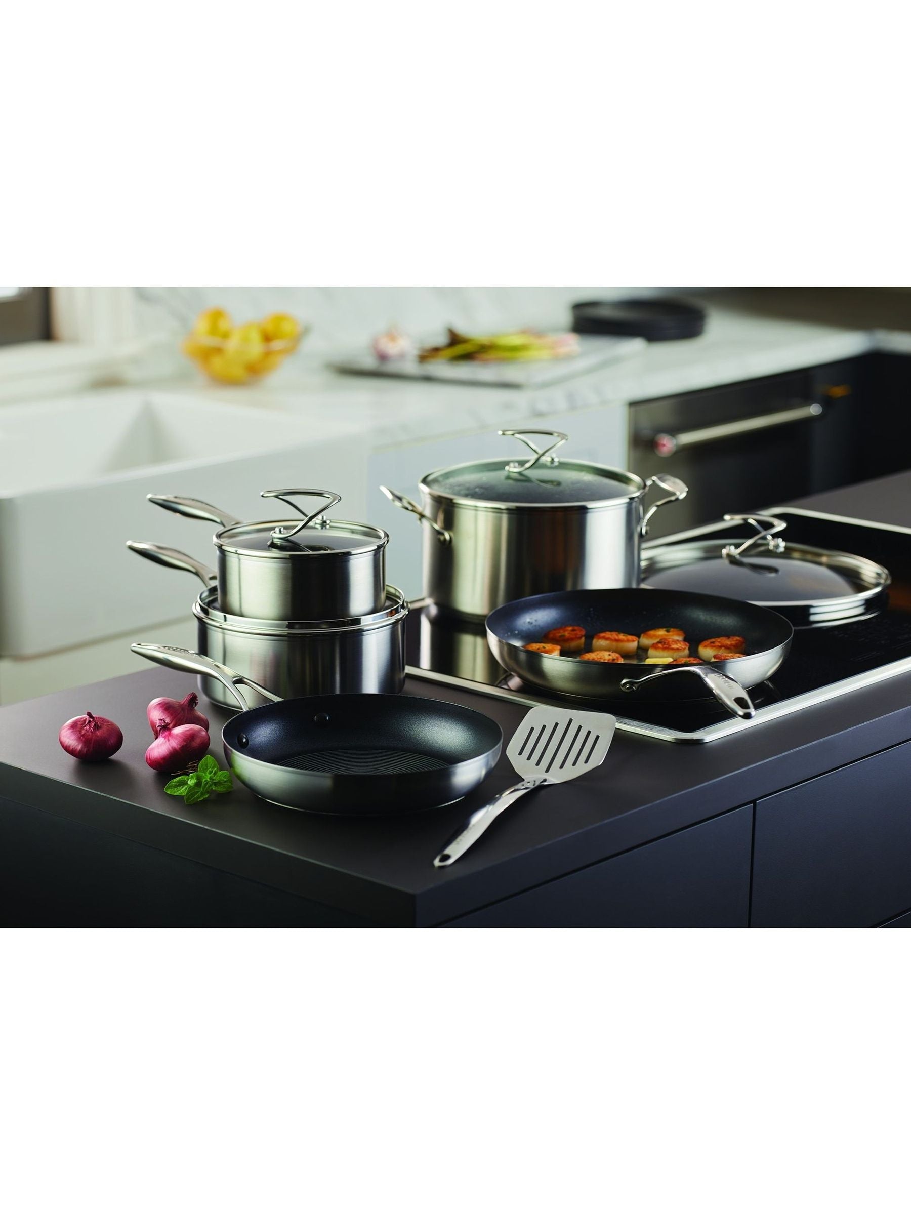 Circulon 6 piece Silver S Series cookware set - British product