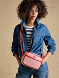 Joules Blair red canvas cross body bag - British product