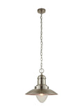 Gallery Home Mendocino ceiling pendant light satin nickel, UK version