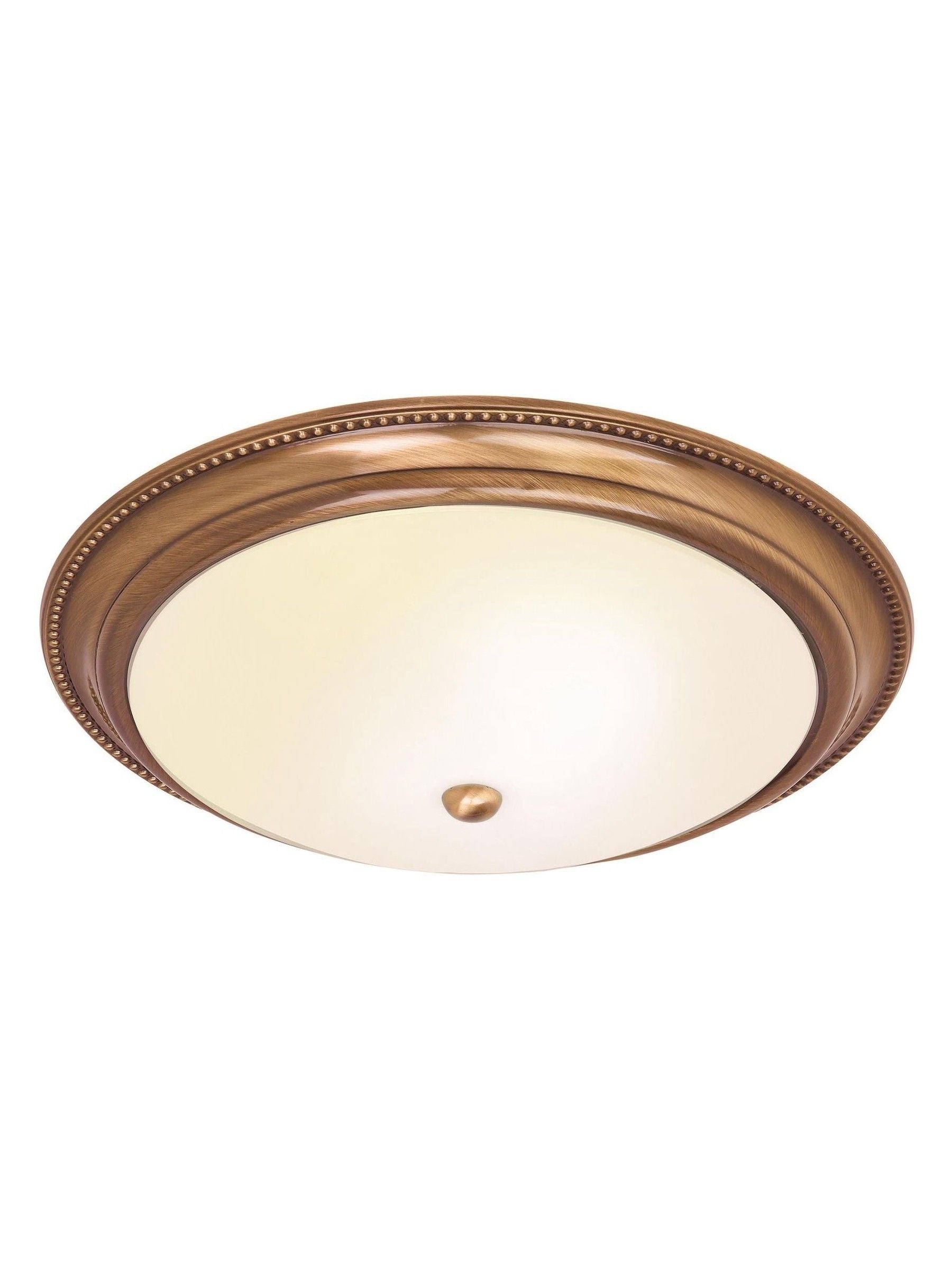 Gallery Home brass ceiling lamp with glass shade (British brand)