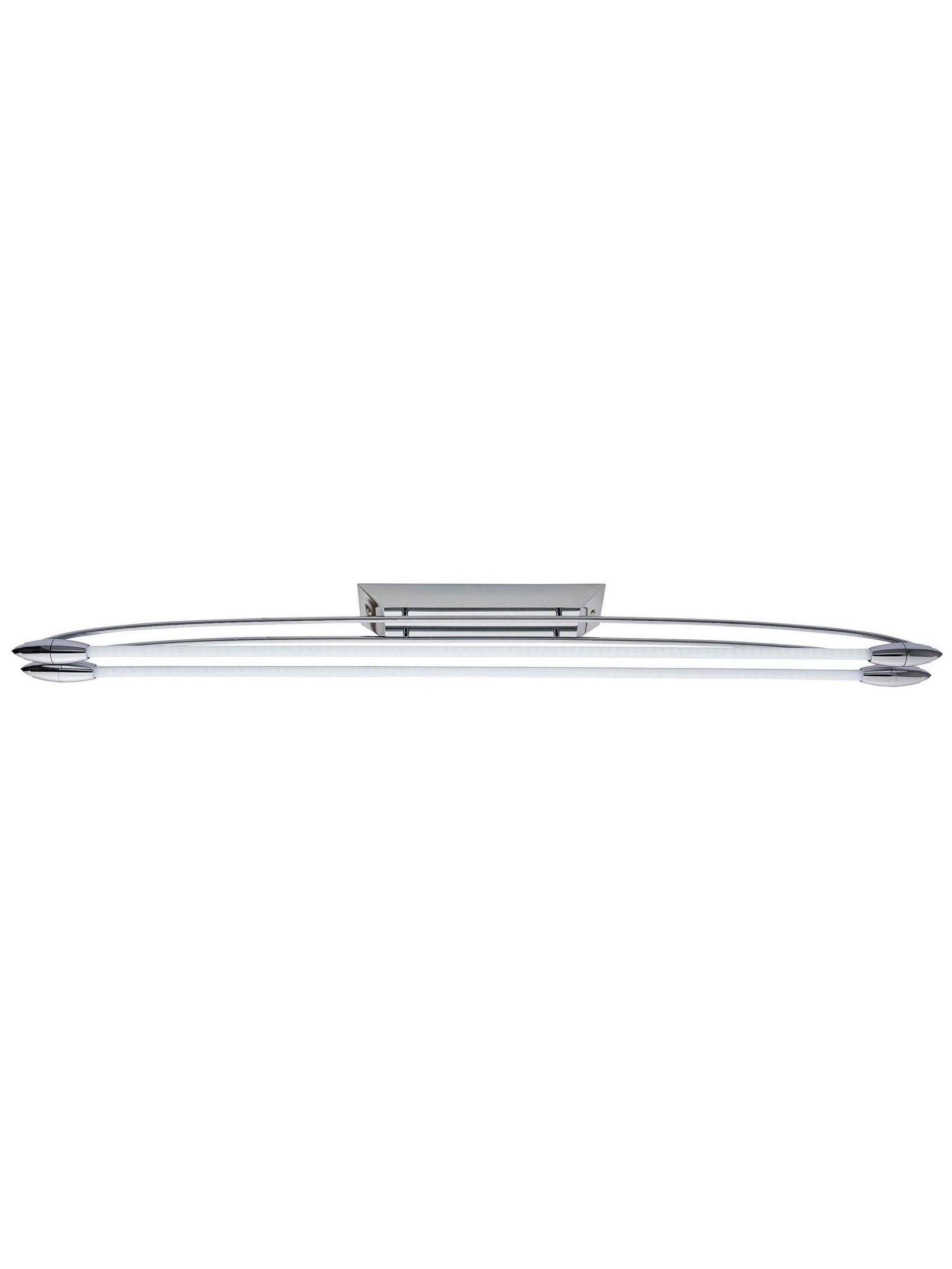 Gallery Home Chrome Harper linear LED ceiling light, imported from the UK