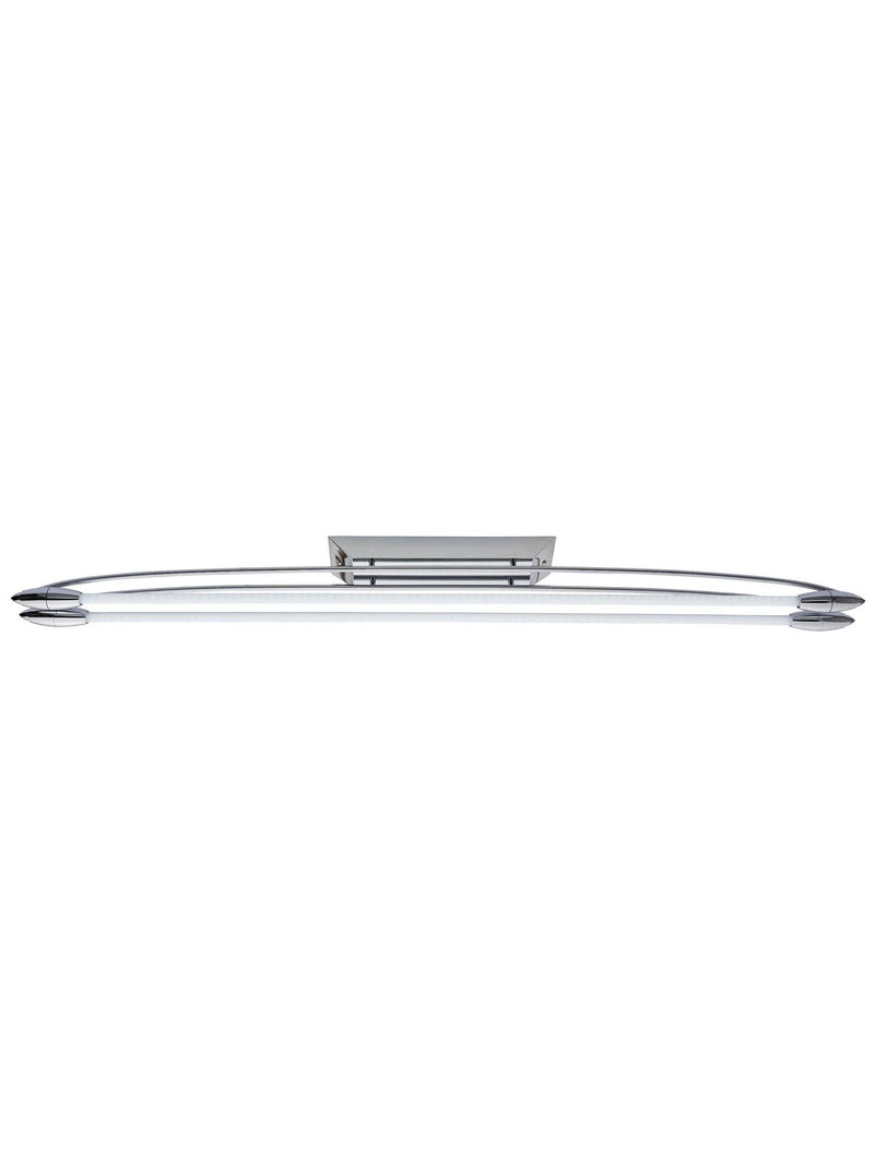 Gallery Home Chrome Harper linear LED ceiling light, imported from the UK