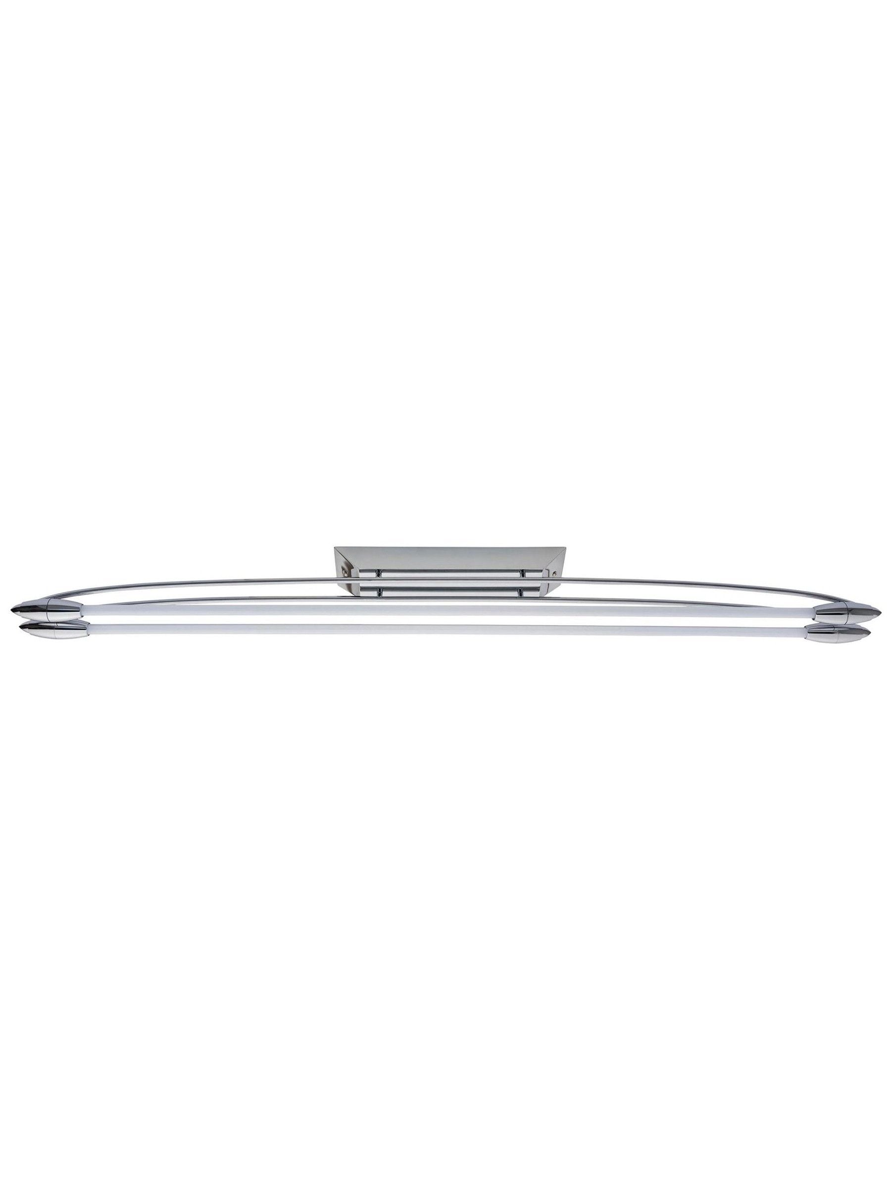 Gallery Home Chrome Harper linear LED ceiling light, imported from the UK
