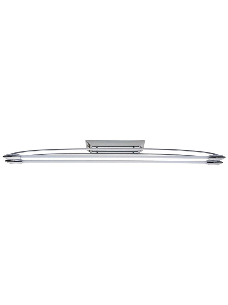 Gallery Home Chrome Harper linear LED ceiling light, imported from the UK