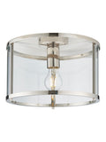 Gallery Home silver Harlow ceiling light, imported from the UK