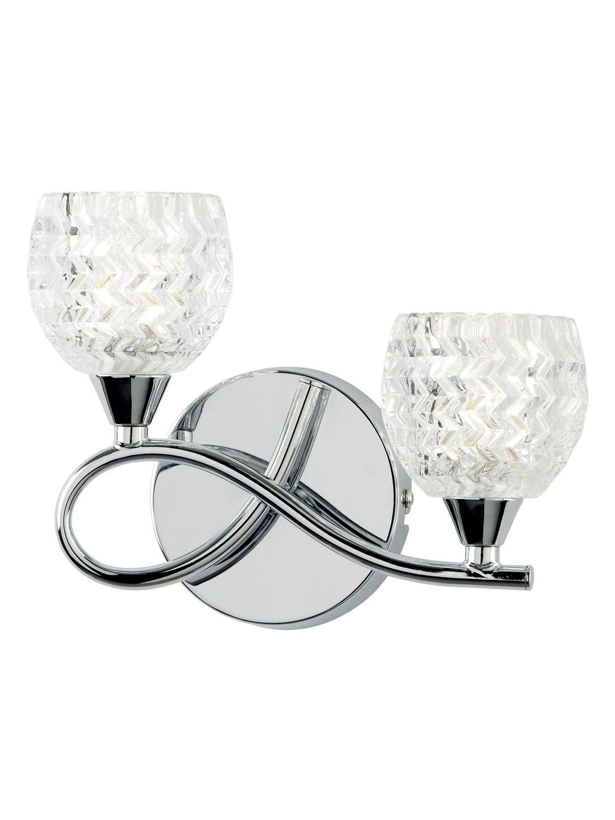 Gallery Home twin wall light chrome left hand, imported from the UK
