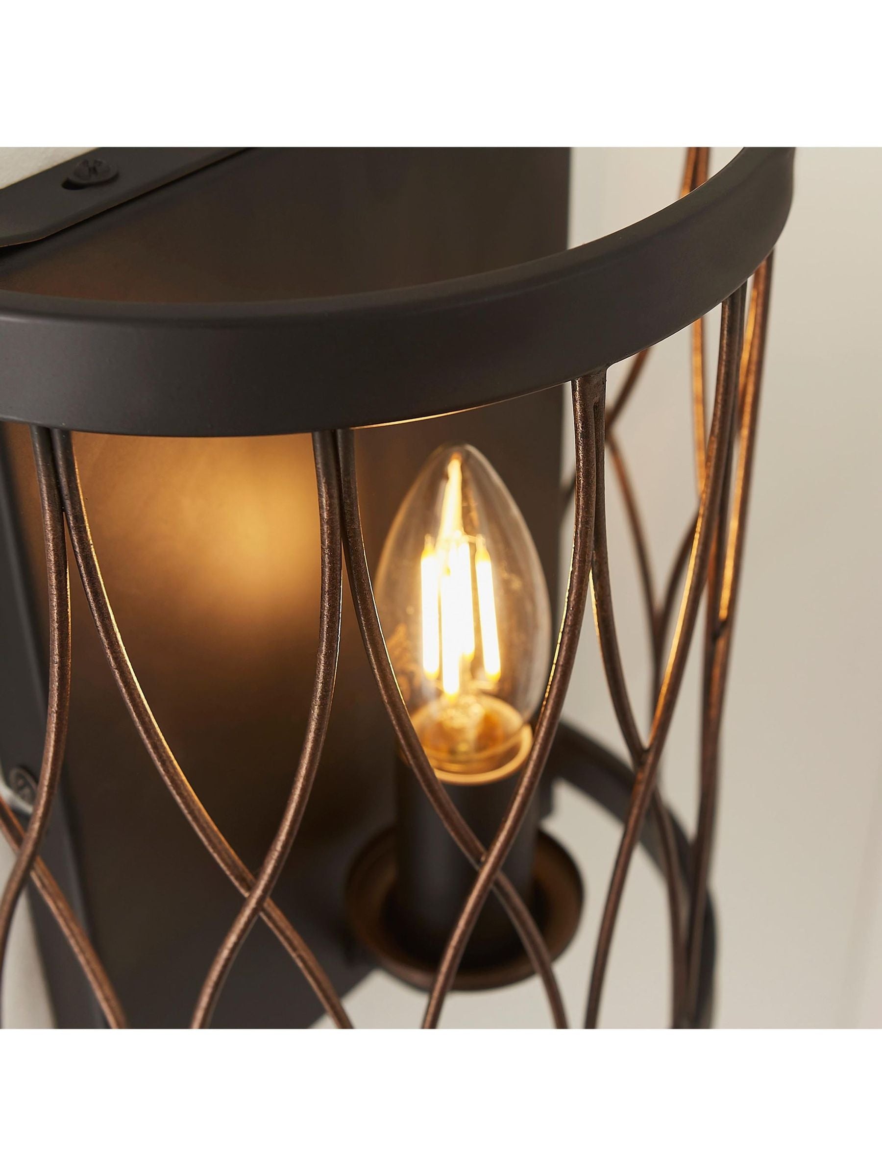 Gallery Home Halston wall light, imported from the UK