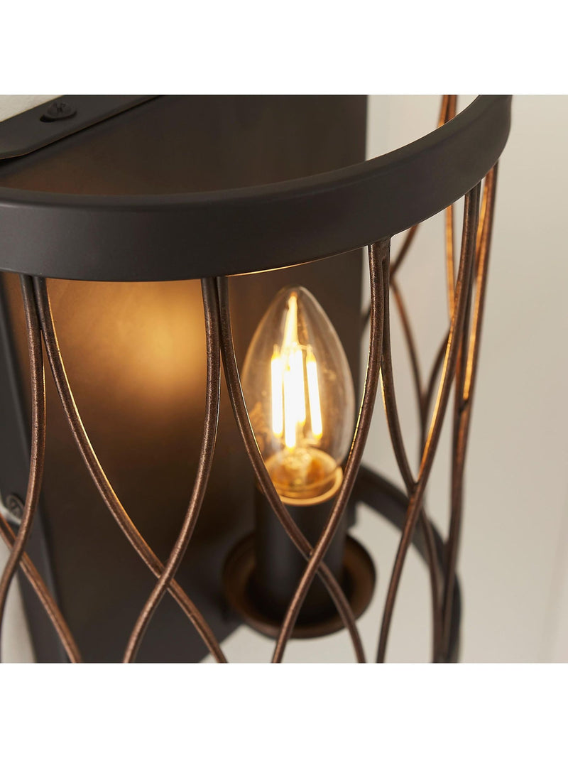Gallery Home Halston wall light, imported from the UK