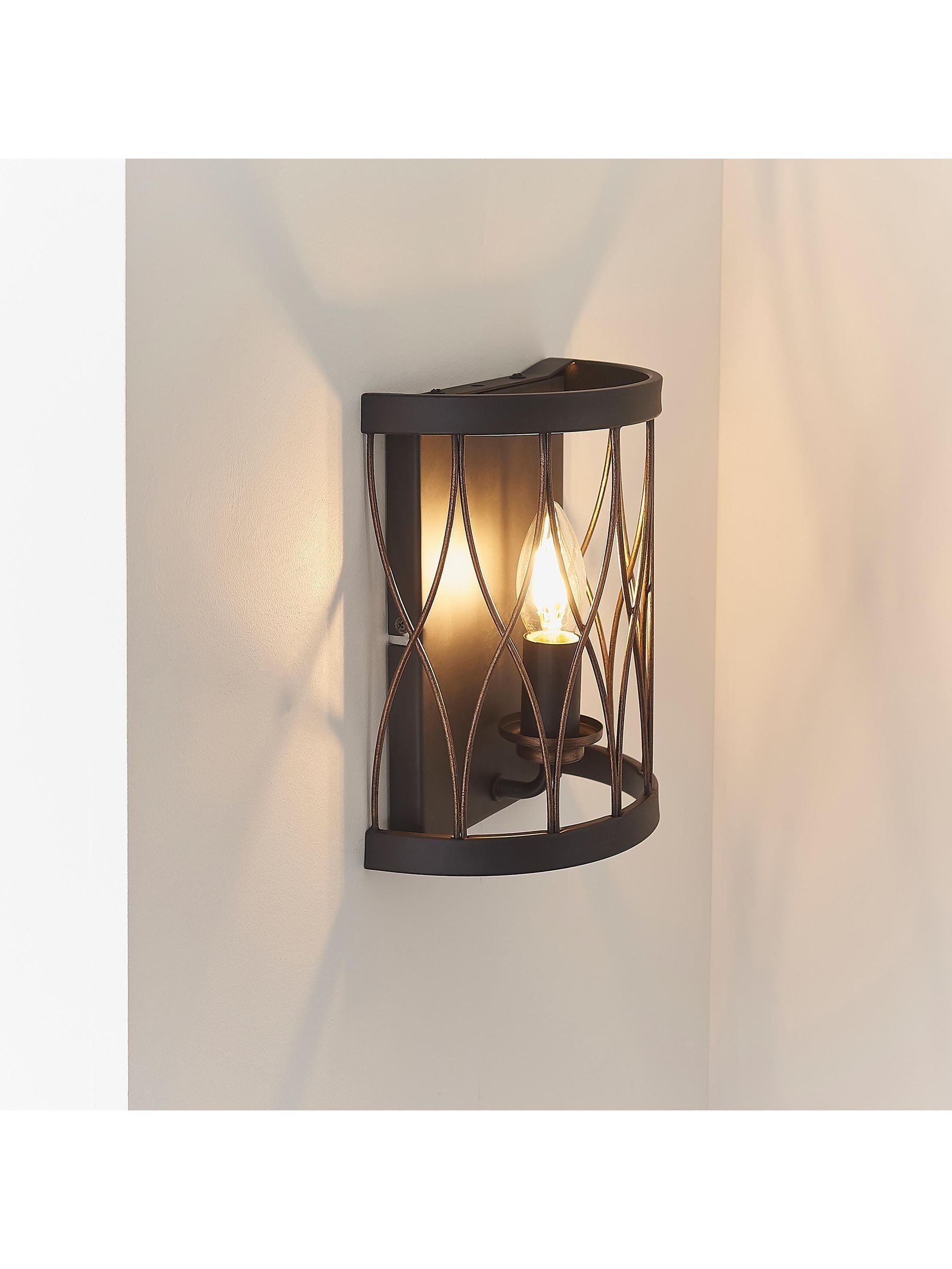 Gallery Home Halston wall light, imported from the UK