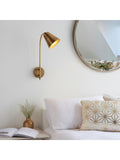 Gallery Home Gold Radiance brass wall light antique finish - British product