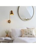 Gallery Home Gold Radiance brass wall light antique finish - British product