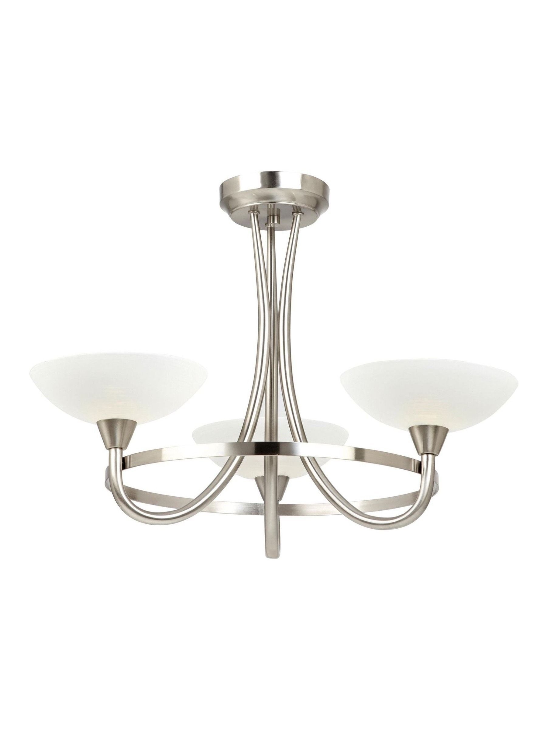 Gallery Home chrome Carlton ceiling lamp - British product