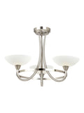Gallery Home chrome Carlton ceiling lamp - British product