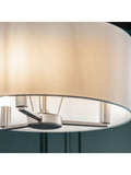 Gallery Home Silver Dalvin Matt Nickel ceiling pendant light - British product