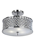 Gallery Home Huxley chrome ceiling lamp, UK version